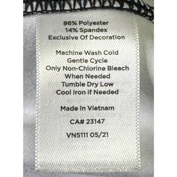 T By Talbots XL Womens Black White Striped Pullover Drawstring Cowl Neck UPF 50 - Picture 4 of 9